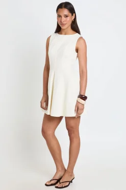 Robe En Jean Sans Manches À Ourlet Évasé