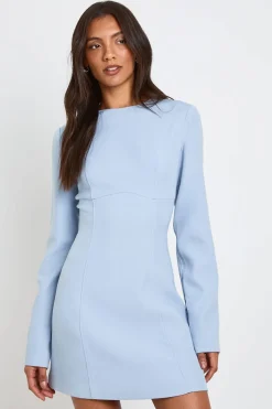 boohoo Robe Fourreau Ajustée À Manches Longues Tall<Femme Tailleurs|Robes À Manches Longues