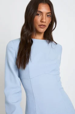 boohoo Robe Fourreau Ajustée À Manches Longues Tall<Femme Tailleurs|Robes À Manches Longues