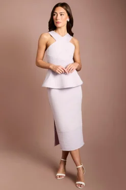 Coast Robe Fourreau Bandage À Encolure Croisée<Femme Robes|Robes Mi-Longues