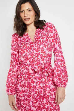 Wallis Robe À Imprimé Floral À Pois Standard<Femme Robes Mi-Longues|Pois