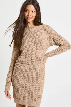 Robe jumper à col rond
