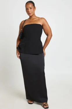 Robe Longue Bandeau 2 En 1 Grande Taille