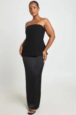 Robe Longue Bandeau 2 En 1 Grande Taille
