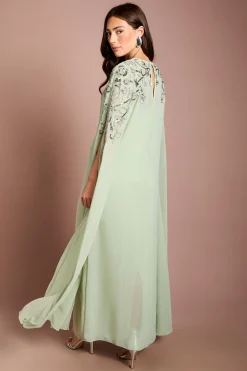 Coast Robe Longue Cape Ornée<Femme Robes|Robes D’Automne
