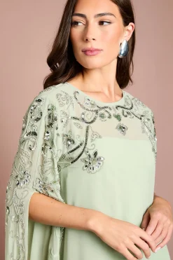 Coast Robe Longue Cape Ornée<Femme Robes|Robes D’Automne