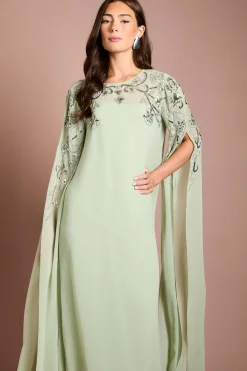 Coast Robe Longue Cape Ornée<Femme Robes|Robes D’Automne