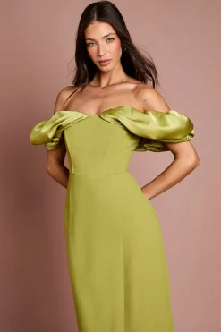 Coast Robe Longue Colonne Corset À Manches Volumineuses<Femme Robes Corset|Robes