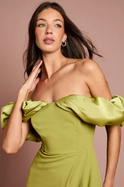 Coast Robe Longue Colonne Corset À Manches Volumineuses<Femme Robes Corset|Robes