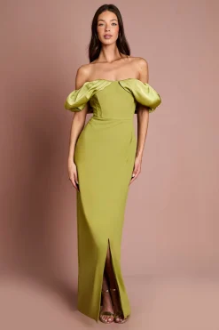 Coast Robe Longue Colonne Corset À Manches Volumineuses<Femme Robes Corset|Robes