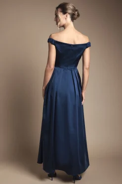 Coast Robe Longue de Demoiselle d'Honneur en Satin à Encolure Asymétrique<Femme Robes Demoiselles D'Honneur|Satin Et Dentelle