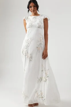 Coast Robe Longue de Demoiselle d'Honneur Brodée de Roses<Femme Toutes Les Robes|Robes Demoiselles D'Honneur