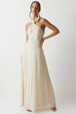Coast Robe Longue de Demoiselle d'Honneur à Sequins Col Croisé<Femme Robes Demoiselles D'Honneur|Robes