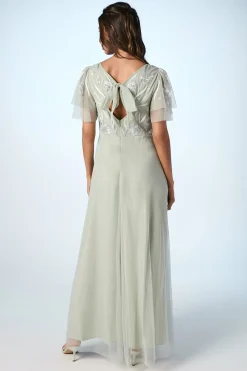 Coast Robe Longue de Demoiselle d'Honneur à Manches Ange Brodées<Femme Toutes Les Robes|Robes Demoiselles D'Honneur