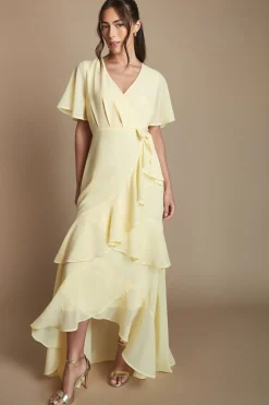 Robe Longue De Demoiselle D'honneur En Satin Coast Honoured À Col Licou Torsadé
