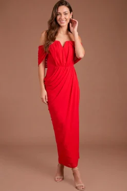 Robe Longue Deux-en-un À Dos Châle Contour Collective