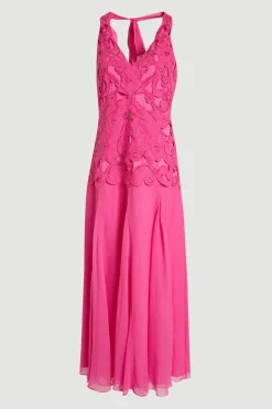 KarenMillen Robe Longue Dos Nu Avec Détails De Perles<Femme Robes|Robe Invitée Mariage