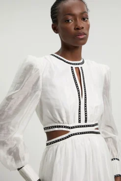 Robe Longue À Détails Cloutés
