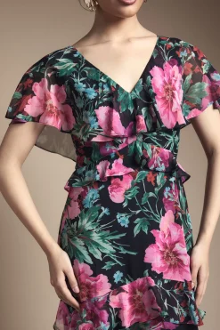 Oasis Robe Longue à Détails Volantés<Femme Toutes Les Robes|Robes Longues