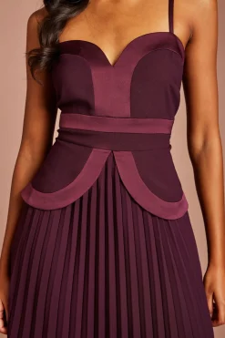 Coast Robe Longue En Crêpe À Fines Bretelles Petite<Femme Toutes Les Robes|Robes Longues
