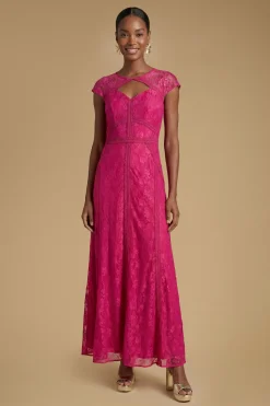 Oasis Robe Longue En Dentelle De Chantilly Premium<Femme Toutes Les Robes|Robes Longues
