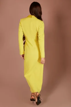 Coast Robe Longue En Satin Muse Avec Nœud Sur Le Devant<Femme Robes Mi-Longues|Satin Et Dentelle