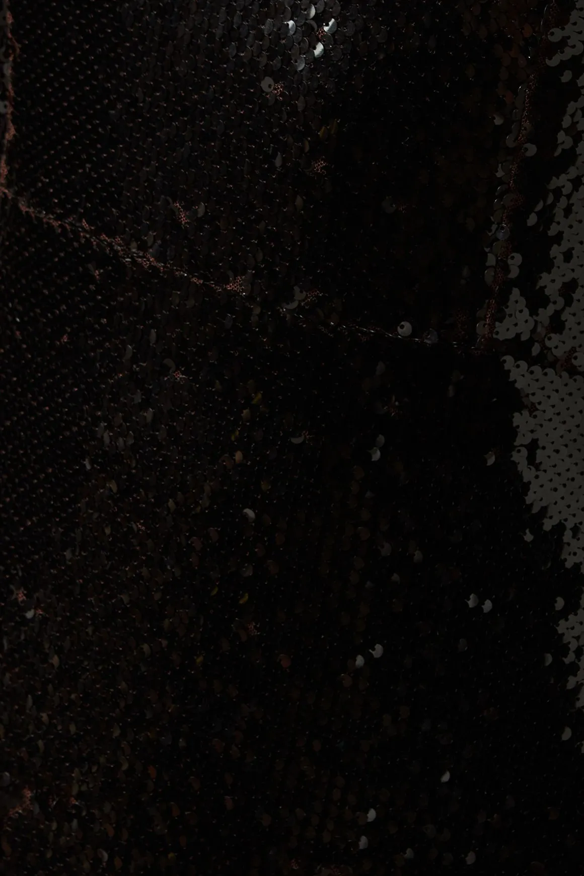Robe Longue à Paillettes Transparentes avec Bretelles pour Occasions Spéciales