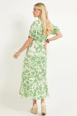 Robe Longue Petite Avec Empiècements En Dentelle Géométrique