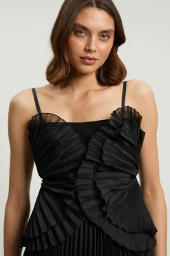 Robe Longue Plissée