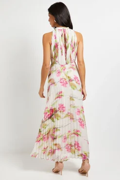 Wallis Robe Longue Plissée À Imprimé Floral<Femme Toutes Les Robes|Robes Longues