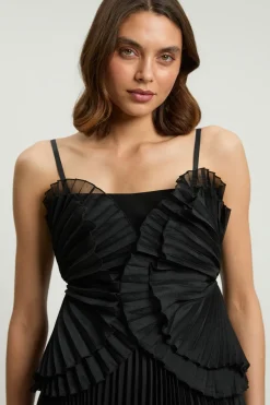 Robe Longue Plissée Petite