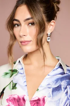 Robe Longue Portefeuille à Motif Imprimé