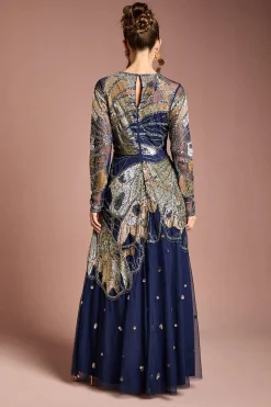 Robe Longue Premium Ornée à la Main