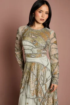 Coast Robe Longue Premium Petite Brodée à la Main<Femme Toutes Les Robes|Robes Longues