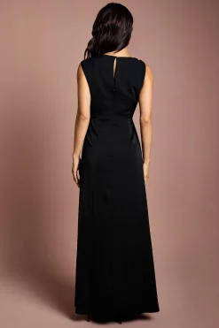 Coast Robe Longue Sans Manches Froncée Avec Détail Boucle<Femme Robes|Robe Invitée Mariage