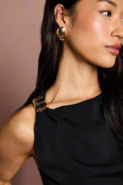 Coast Robe Longue Sans Manches Froncée Avec Détail Boucle<Femme Robes|Robe Invitée Mariage