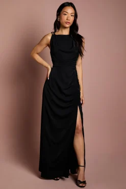 Coast Robe Longue Sans Manches Froncée Avec Détail Boucle<Femme Robes|Robe Invitée Mariage