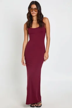Robe Longue Super Douce À Bretelles Fines