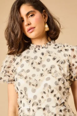 Robe Longue Texturée Imprimée