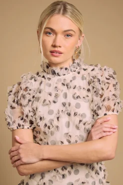 Robe Longue Texturée Imprimée