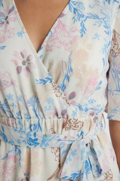 Wallis Robe Longue À Volants Et Imprimé Fleuri<Femme Robes|Robes Longues