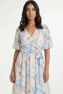 Wallis Robe Longue À Volants Et Imprimé Fleuri<Femme Robes|Robes Longues