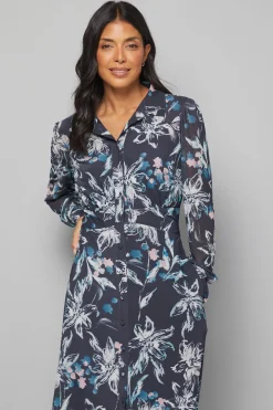 Robe Maille Florale