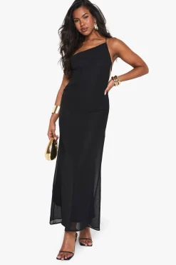 Robe maxi asymétrique