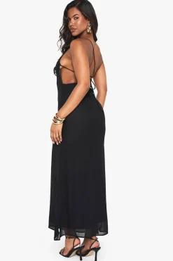Robe maxi asymétrique