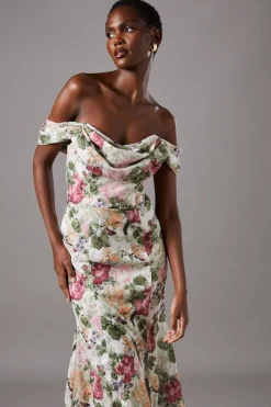 Robe Maxi Bardot Florale