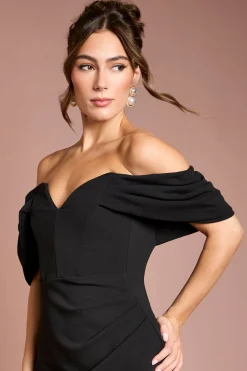 Coast Robe Maxi Bardot Stretch à Queue de Poisson<Femme Robes À Manches Longues|Robes
