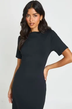 boohoo Robe Maxi Basique Ultra Douce À Manches Courtes<Femme Basiques|Robes
