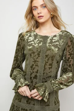 Robe Maxi Bohème à Panneaux et Finitions