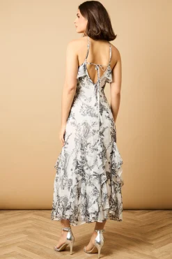 Oasis Robe Maxi à Bretelles Fines et Col Licou<Femme Robes Mi-Longues|Robes